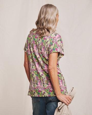 Julipa Jersey Notch Neck Top