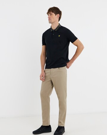 Lyle & Scott Tartan Collar Polo Shirt