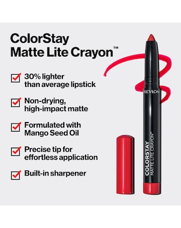 Revlon ColorStay Matte Lite Crayon Clear The Air