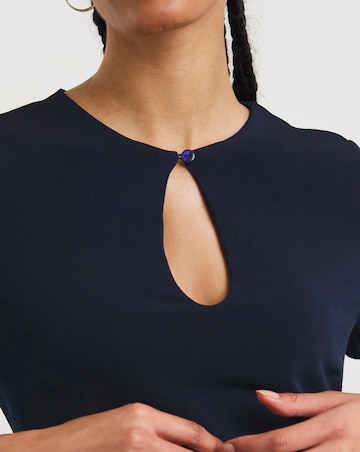 Joanna Hope Navy Luxe Jersey Midi Dress