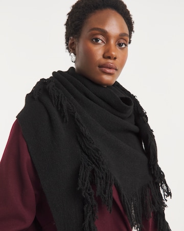 Fringe Detail Wrap Scarf