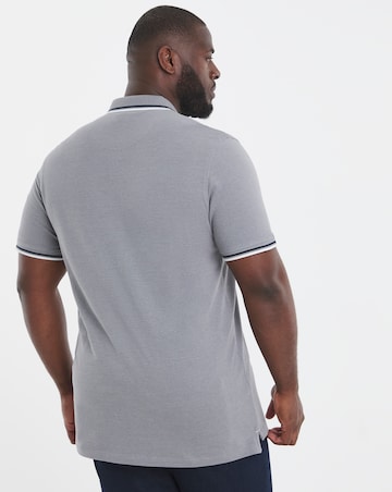 Jack & Jones Premium Paulos Tipped Polo - Grey
