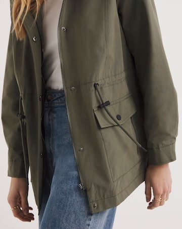 Khaki Mid Shower Resist Parka