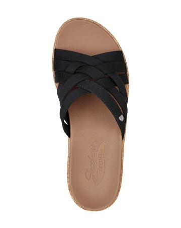 Skechers Arch Fit Beverlee Wedge Sandals Wide Fit