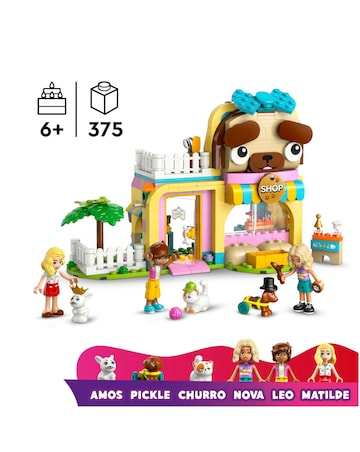 LEGO Friends Pet Accessories Shop Set with Animal Toys 42650