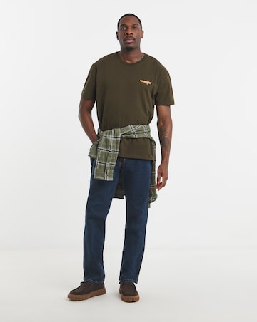 Wrangler Texas Straight Fit Jean - Darkstone
