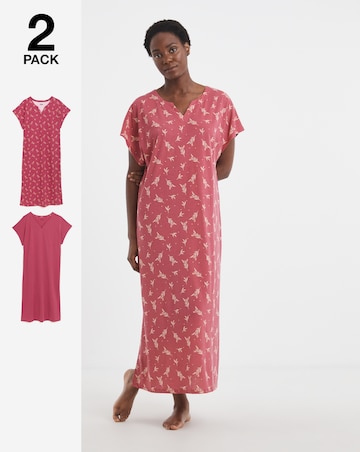 Julipa (2 Pack) Value Maxi Nighties
