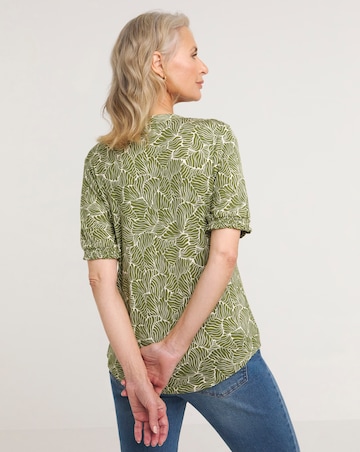 Julipa Button Through Jersey Top