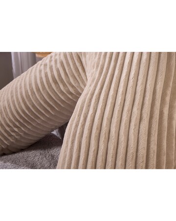 Huggleland Velvet Jumbo Cord V-Shaped Cushion