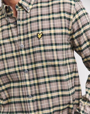 Lyle & Scott Long Sleeve Flannel Checked Shirt
