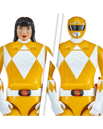 Mighty Morphin Power Rangers Auto Morphin Yellow Ranger Figure