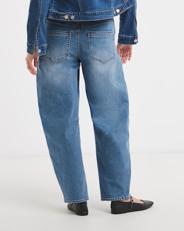 Blue Authentic Stretch Tapered Jeans