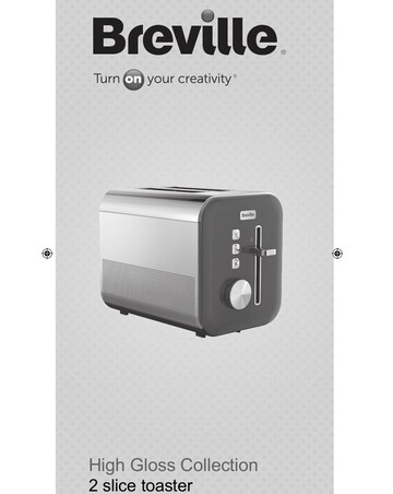 Breville VTT968 High Gloss 2 Slot Grey Toaster