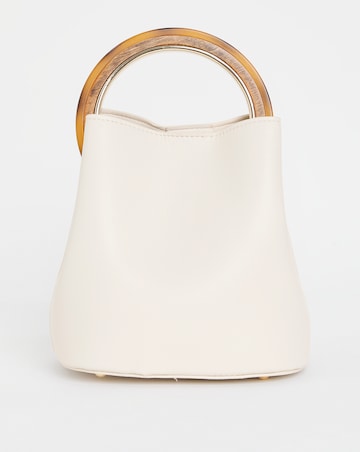 Ecru Ring Detail Grab Bag