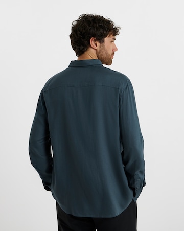 Folio Garment Dyed Viscose Shirt Regular