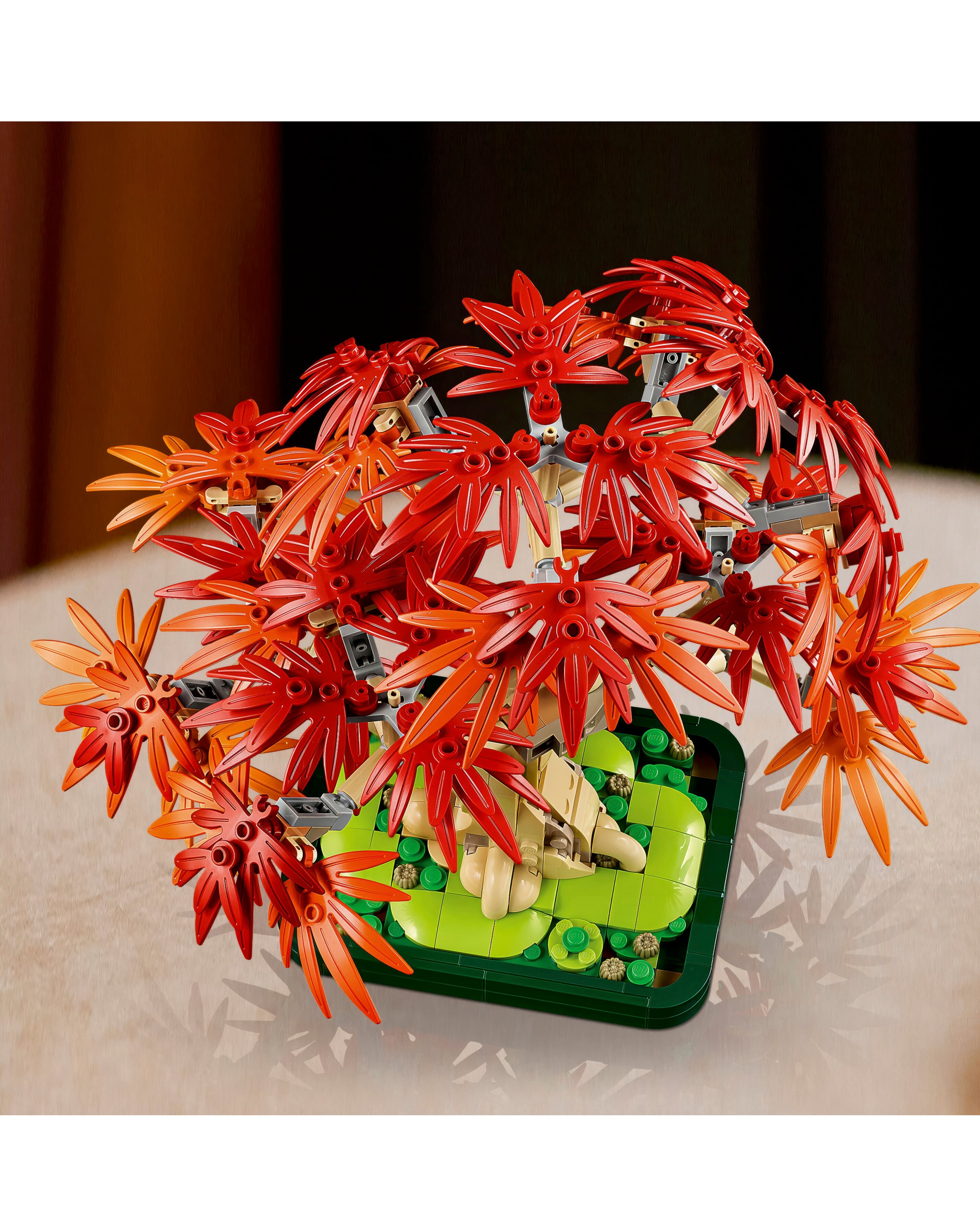 LEGO Botanicals Japanese Red Maple Bonsai Tree Plant Decor