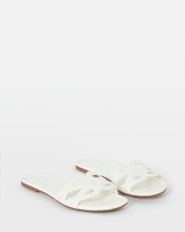 Rosario Padded Loop Detail Mule Sandals - Extra Wide Fit (EEE)