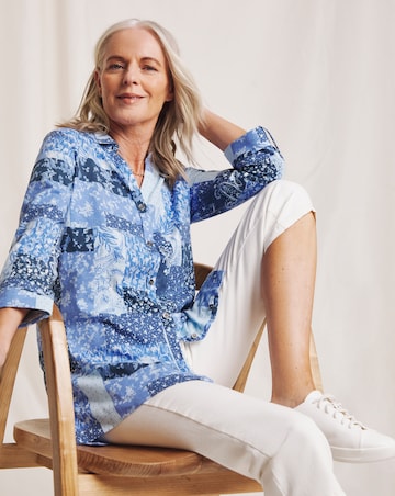 Julipa Longline Pure Cotton Jersey Shirt