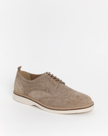 Suede Brogue Wide