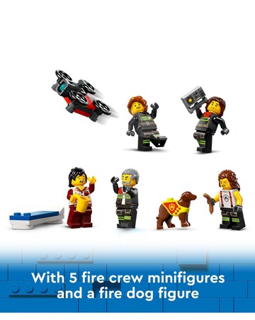 LEGO City Fire Station with Fire Engine Toy Playset 60414