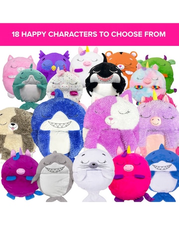 Happy Nappers Blue Shark Plush Sleeping Bag