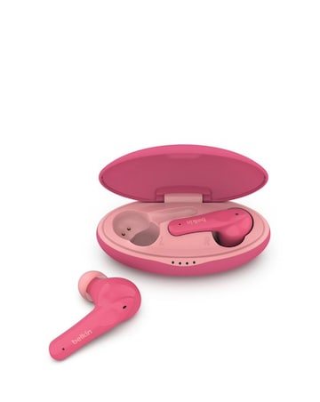 Belkin SoundForm Nano Wireless Earbuds for Kids - Pink