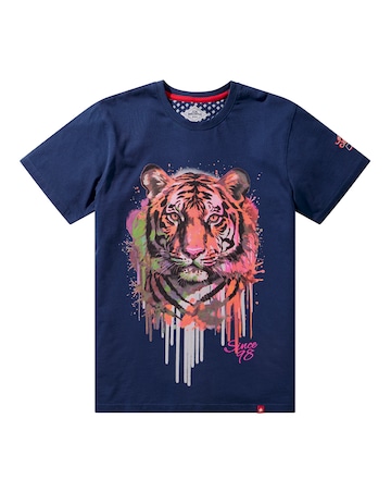 Joe Browns Dippy Tiger Tee - Navy