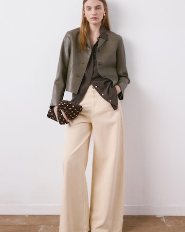 Mango Faux Leather Jacket