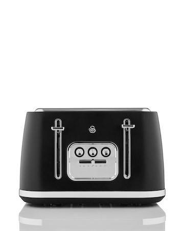 Swan Serenity Black 4 Slice Toaster