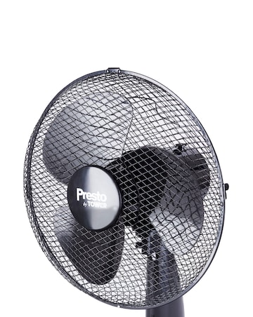Tower 12 Inch Oscillating Black Desk Fan