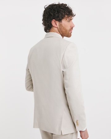 Linen Blend Suit Jacket
