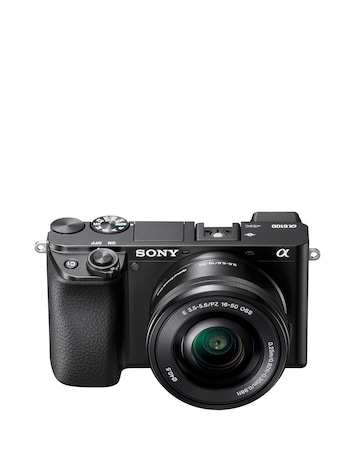 Sony Alpha A6100 Mirrorless Camera with 16-50mm f/3.5-5.6 Lens