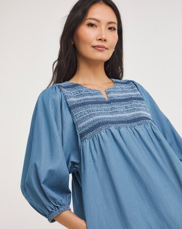 Julipa Pure Cotton Chambray Dress