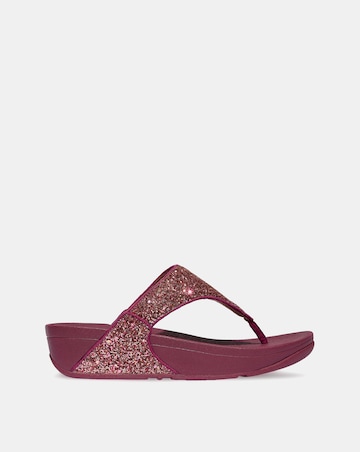 Fit Flop Lulu Glitter Toe-Post Sandals Standard Fit