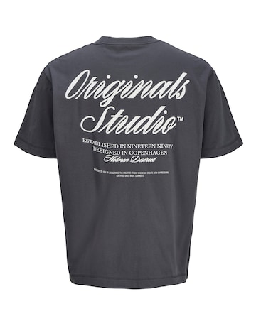 Jack & Jones Norrebro Back Graphic T-Shirt - Grey