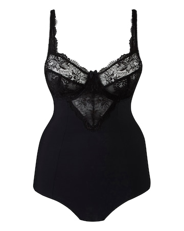 MAGISCULPT Firm Control Ella Lace Bodysuit (B-D) Black