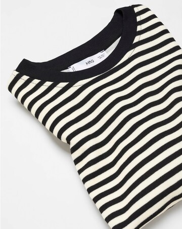 Mango Striped Long Sleeve Top
