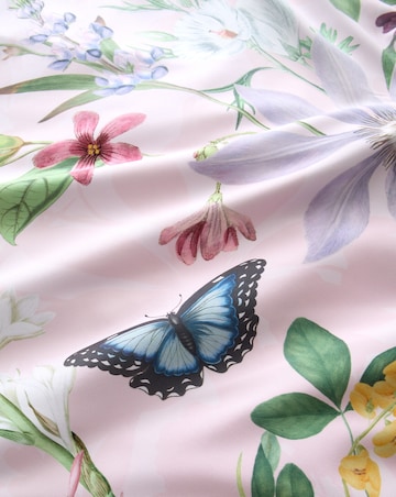 RHS x Catherine Lansfield Enchanted Butterfly Garden Soft Touch Duvet Cover Set