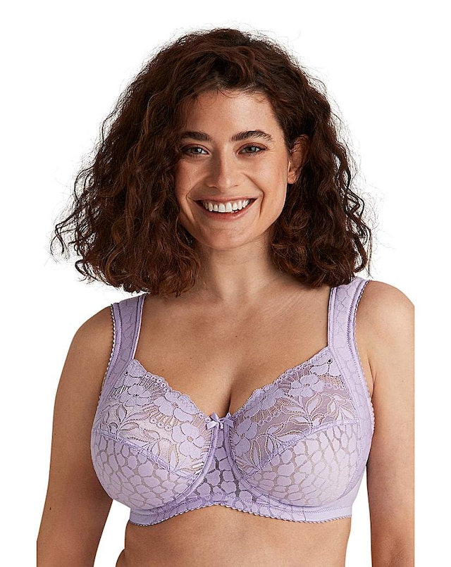 Miss Mary of Sweden Jacquard & Lace Underwired Bra