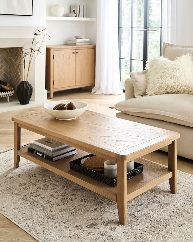 Caitlin Ready Assembled Wooden Coffee Table