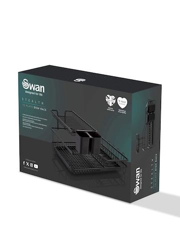 Swan Stealth 15 Plate Dish Rack