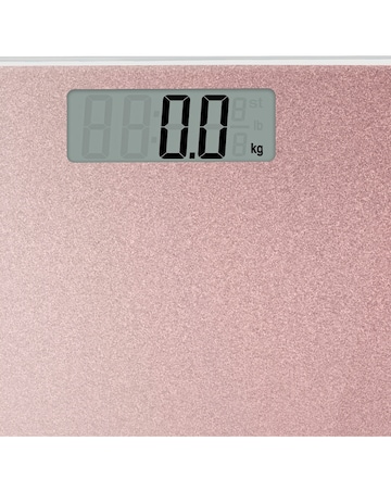 Salter Rose Gold Glitter Electric Scale