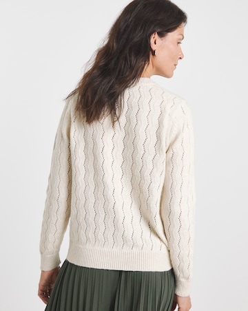 Re-luxe Cream Crew Neck Jumper