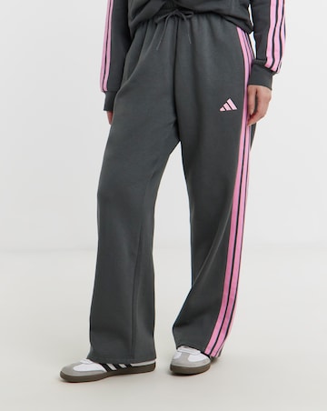 adidas 3 Stripes Wide Leg Joggers