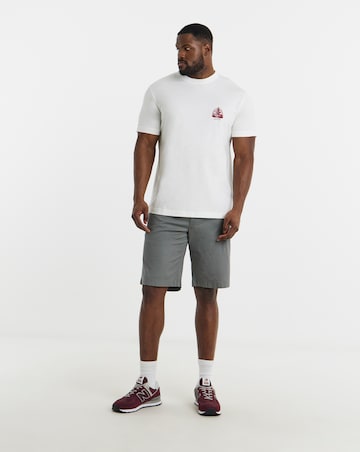 Jack & Jones Greenville Fountain Back Graphic T-Shirt - White