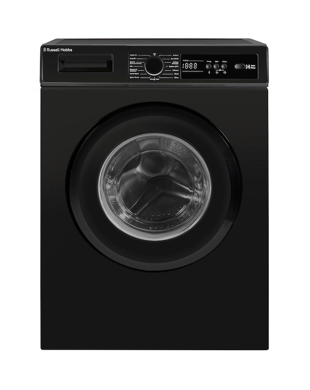 Russell Hobbs RH612W111B 6kg 1200rpm Washing Machine Black + Install