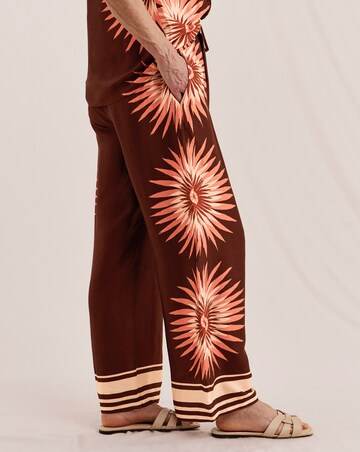 Julipa Printed Tie Waist Trouser Co Ord