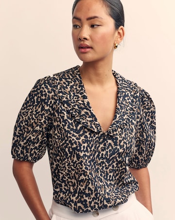 Nobody's Child Leopard Emmie Blouse