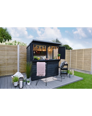 Forest Pressure Treated Shiplap 6x3 Pent Garden Bar (Home Delivery)