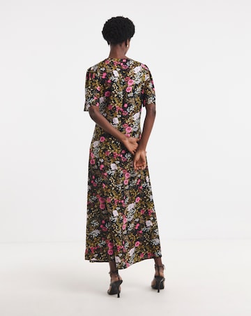 Lace Trim Tea Dress